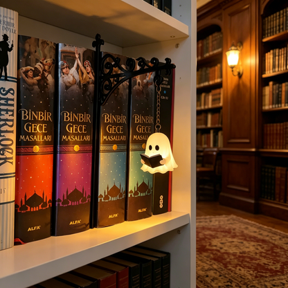 Limited Edition📚👻 Enchanted Bookshelf Lantern Bundle – Library Lantern & Ghost Lantern Set