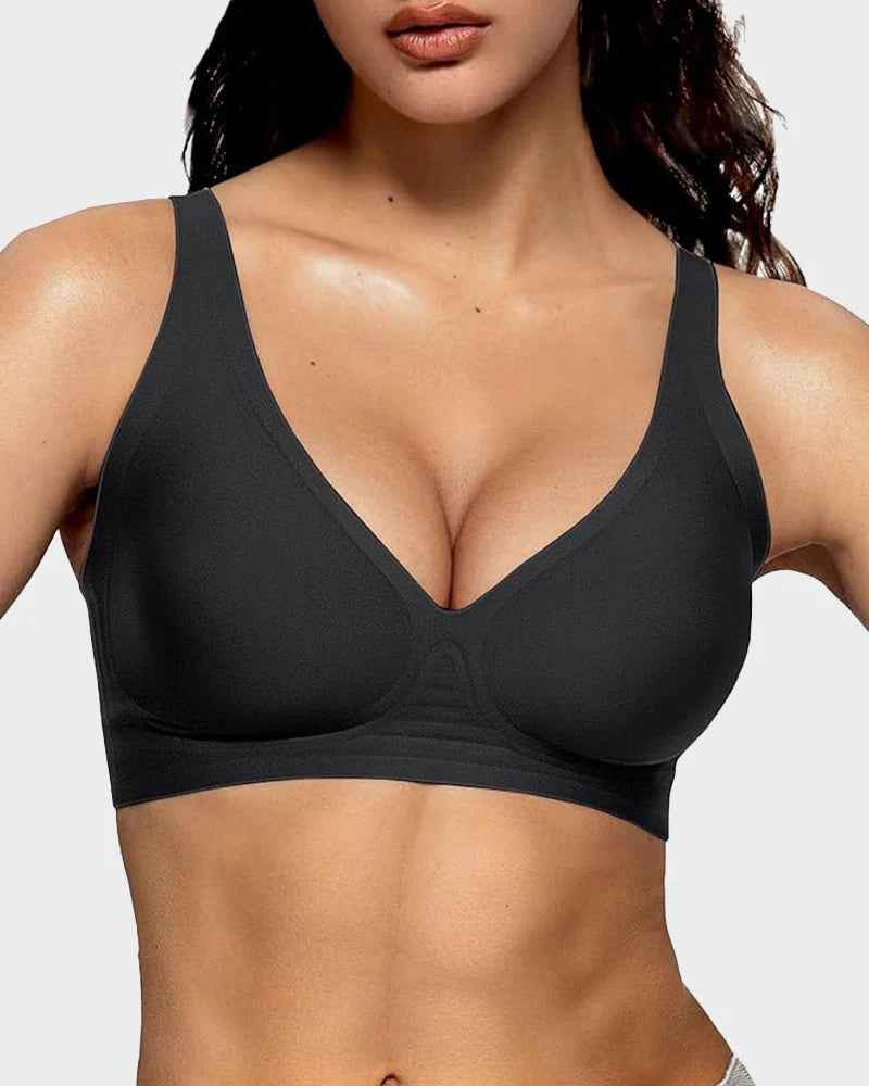🔥Black Friday Sales🔥Seamless Deep V Push-Up Wireless Bra