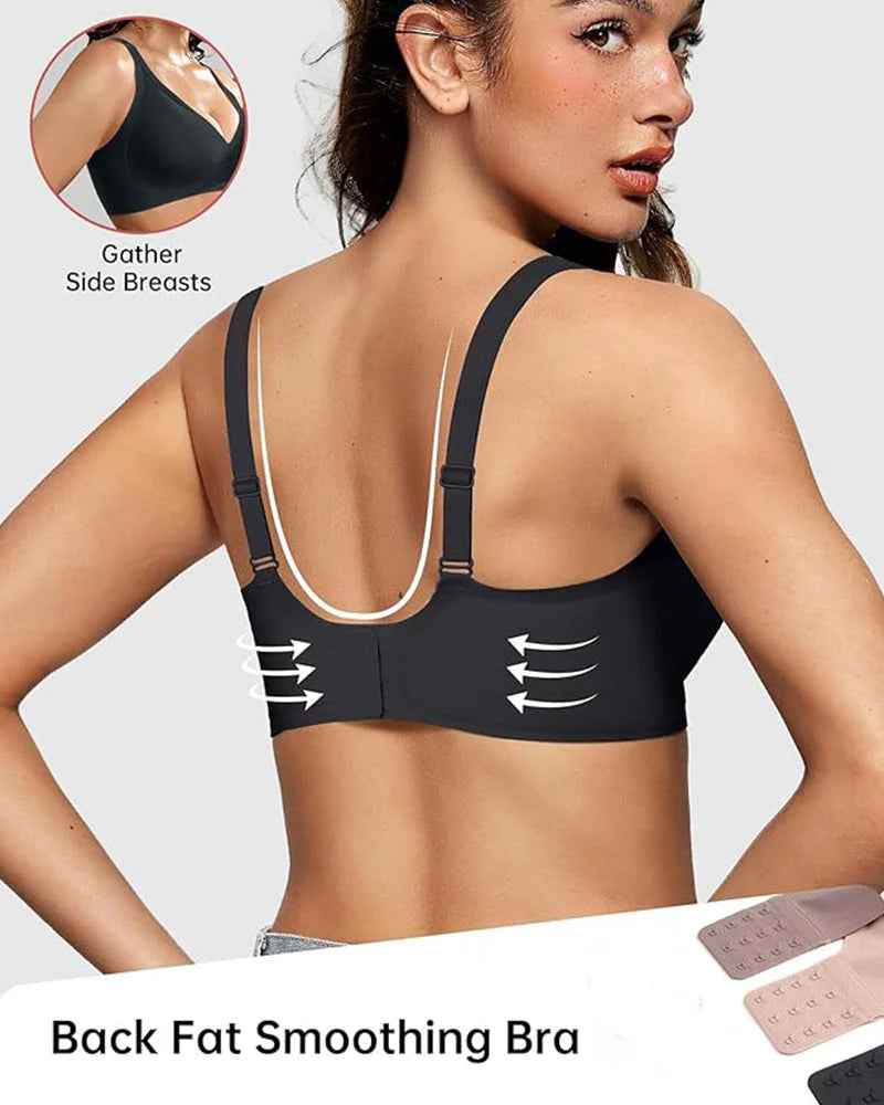 🔥Black Friday Sales🔥Seamless Deep V Push-Up Wireless Bra