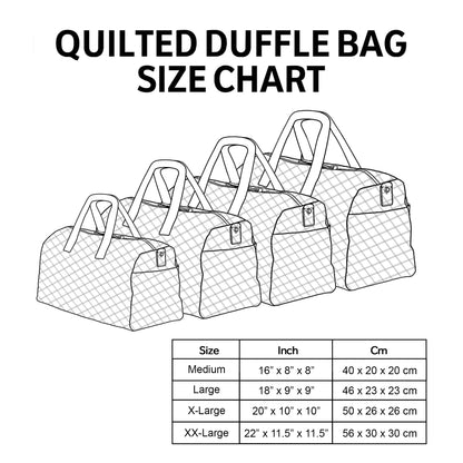 Hippie Journey Quilted Duffle Bag GFTOTP10823
