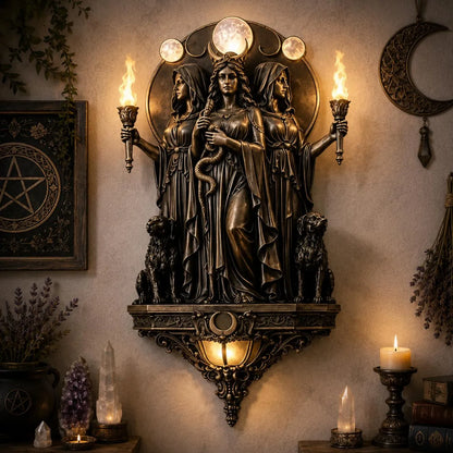 Last Day 50% OFF | ✝️St. Michael Guardian Angel Wall Light✨️ - Meaningful Décor With A Warm Glow