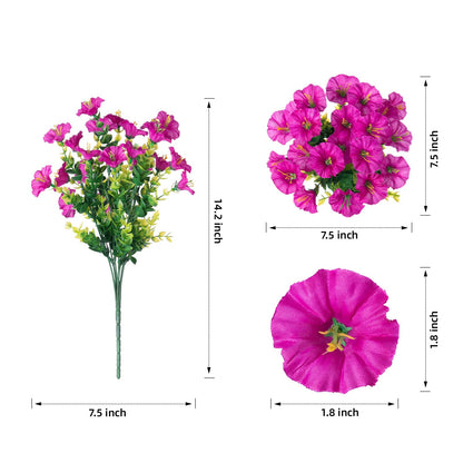 🔥Last Day 60% OFF😍Sunscreen and Rainproof Artificial Petunias Flowers🌺