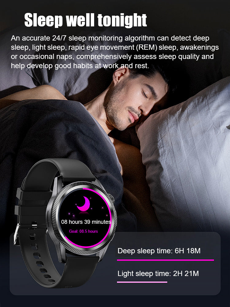 ✨Direct from factory🔥Smart touch screen watch, 24-hour health monitoring, battery life up to 10 days