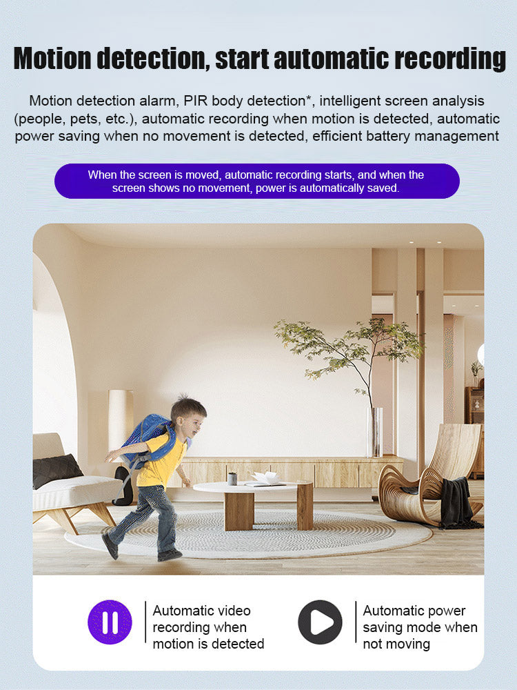 【Hidden camera HD night vision】No WIFI or electricity required💯Tiny and installs in 1 second ⚠️Remote real-time viewing