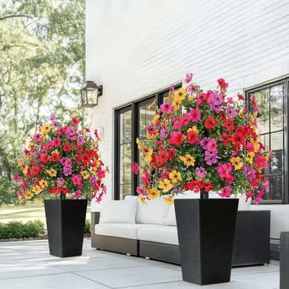 💐Never Fade Beauty!🪷 🔥UV & Waterproof Artificial Flower Decor ✅