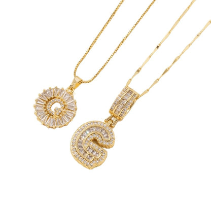 2 Pack Initial Letter Pendant Necklaces-Best Gift for Your Mom💝
