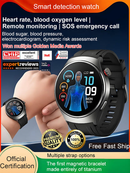 ❤️Smart Fitness Watch with Bluetooth Calling & Daily Activity Tracking