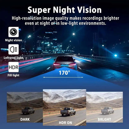 🎁🎁LETZTER TAG 49% RABATT🔥Vollansicht-Auto-Dashcam-System