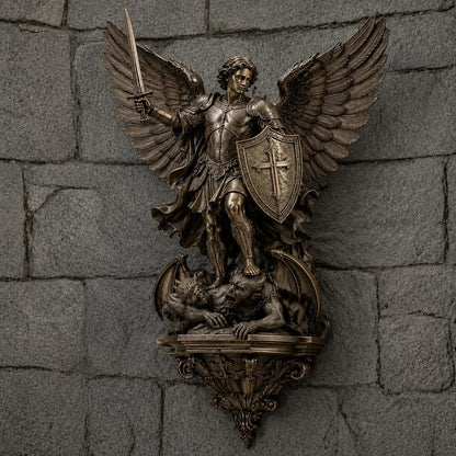 Last Day 50% OFF | ✝️St. Michael Guardian Angel Wall Light✨️ - Meaningful Décor With A Warm Glow