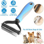 🔥Buy 1 Get 1 Free ! 🏆 Professional Detangling Tool For Dogs And Cats – Gentle On Skin✂️🔥