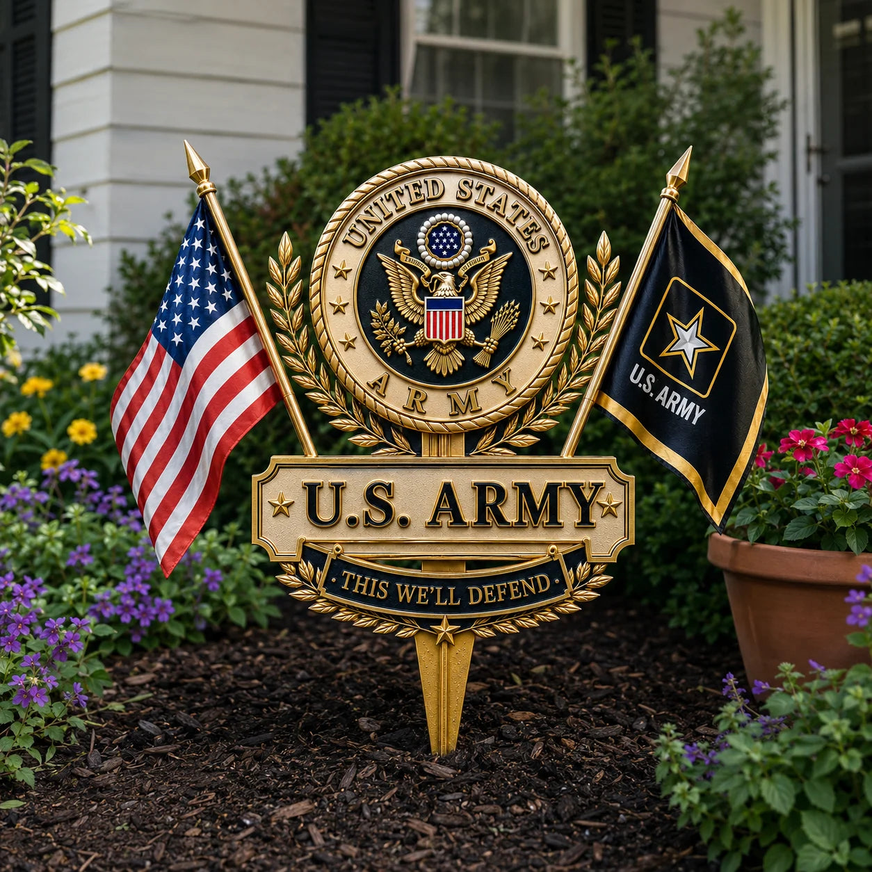 🔥 Last Day 49% OFF 🎖️- US Marine Corps Semper Fidelis Tribute Garden Stake
