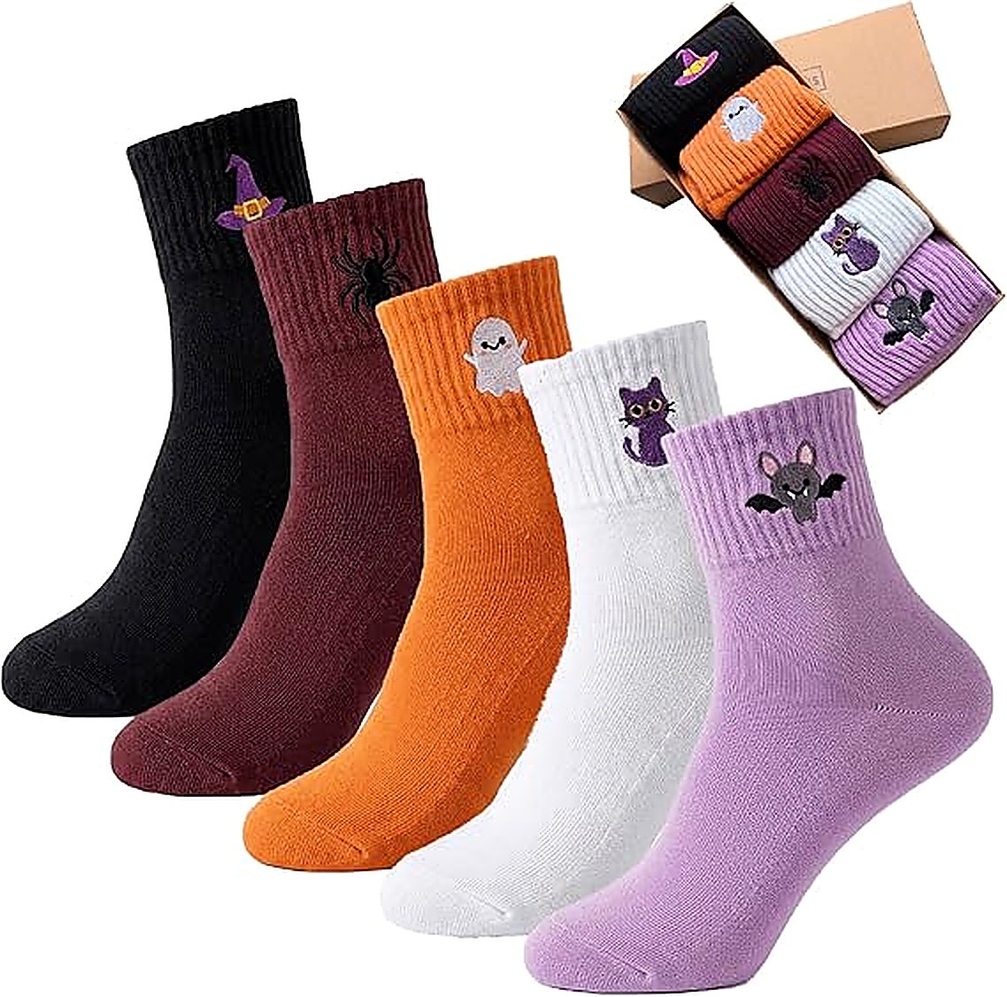 5pairs-halloween Socks B