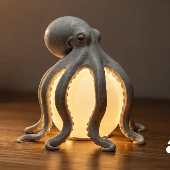 🐙 Octopus Ocean Decor Table Lamp – Coastal Ambient Lighting & Artistic Home Décor