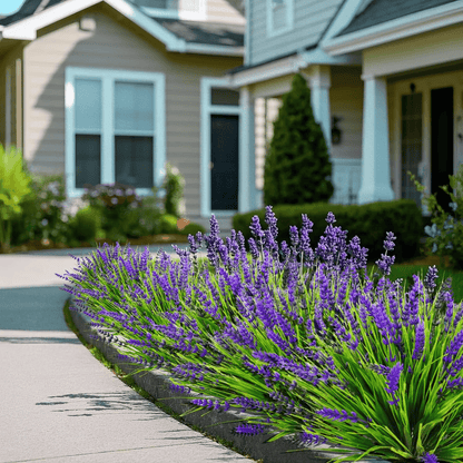 🪻Flash Sale-50% Off🔥Lavender Artificial Flowers,UV Resistant Outdoor Fake Plants(1 Bundle length 13.8inches)