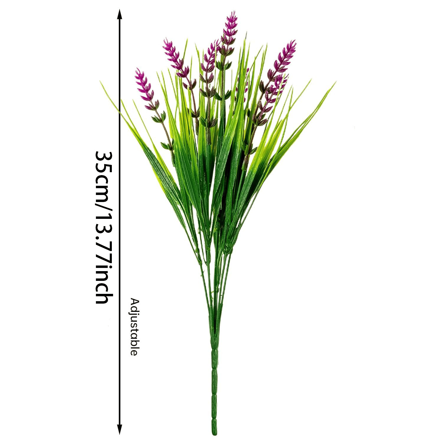 🪻Flash Sale-50% Off🔥Lavender Artificial Flowers,UV Resistant Outdoor Fake Plants(1 Bundle length 13.8inches)