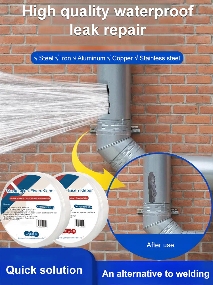 [Pipe Freezing and Crack Buster] Leak-proof/🍄Solidifying Iron Adhesive💙It has been adopted by over 200,000 homes and hundreds of small businesses, with a satisfaction rate of 99.8%.