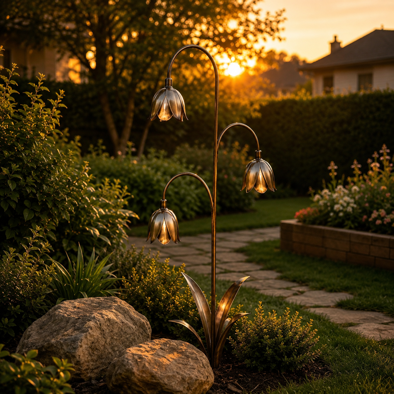 🔔 Bezaubernde Maiglöckchen-Gartenstecker – Verleihen Sie Ihrem Außenbereich Charme und eine sanfte Melodie