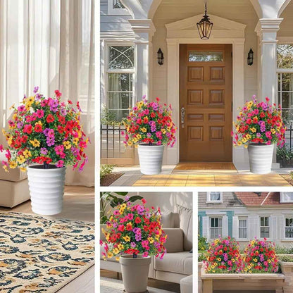💐Never Fade Beauty!🪷 🔥UV & Waterproof Artificial Flower Decor ✅