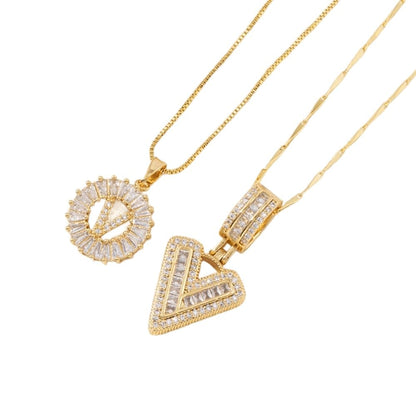2 Pack Initial Letter Pendant Necklaces-Best Gift for Your Mom💝