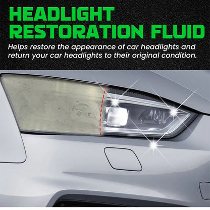 🚗[Headlight Crystal Restorer] — One wipe removes haze, yellow lenses turn crystal bright. Renew your lights, shine like new in seconds! ✨🔦