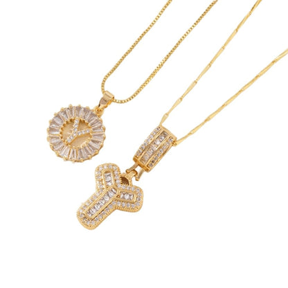 2 Pack Initial Letter Pendant Necklaces-Best Gift for Your Mom💝