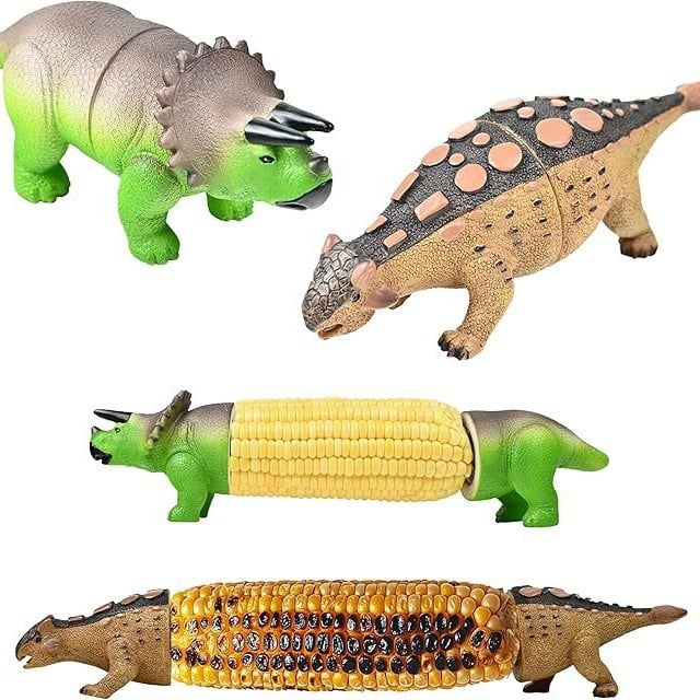 🔥Last Day Promotion🦖 Dino Bite Corn Holders™ 🌽Turn Ordinary Corn Into The Most Fun Thing On The Table🧒
