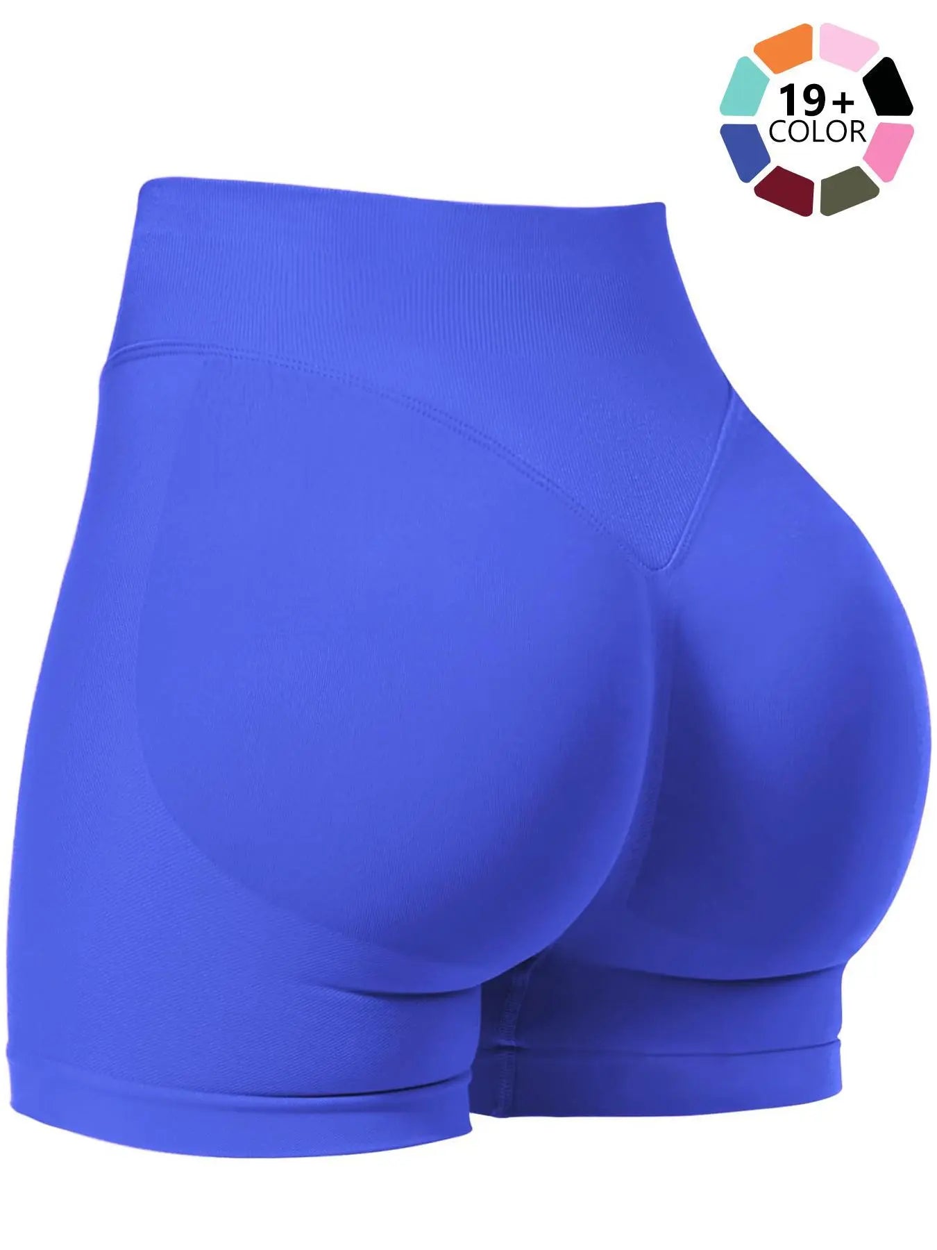 🍑 Seamless Scrunch Butt Shorts | High Waist Gym Biker Shorts