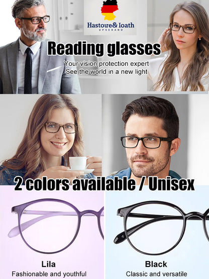 Blue Light Blocking Auto-zoom Reading Glasses