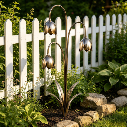 🔔 Bezaubernde Maiglöckchen-Gartenstecker – Verleihen Sie Ihrem Außenbereich Charme und eine sanfte Melodie