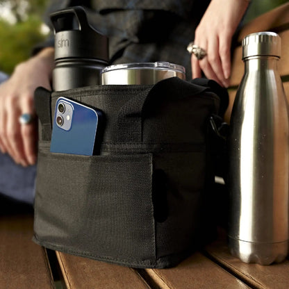 【👩‍🦰Mother's Day discount】🥤Family Size 4 Compartment Drink Bag🛍️, Multiple Tumbler Carrier Caddy