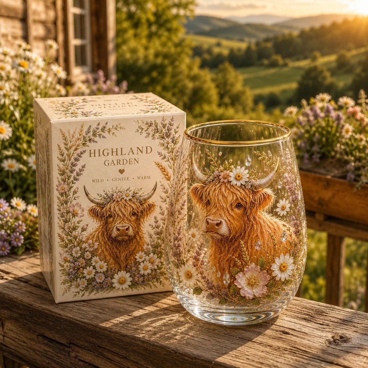 🔥LAST DAY 50% OFF - 🌸🌿 Limited Edition 2026 Garden Morning Bliss Glass Tea Cup☀️☕