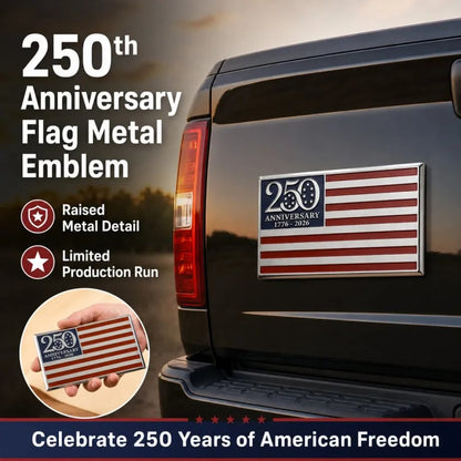 🔥Independence Day 50% OFF- ★250th Anniversary Metal Flag Emblem★