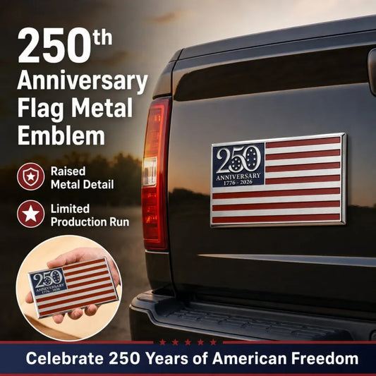 🔥Independence Day 50% OFF- ★250th Anniversary Metal Flag Emblem★
