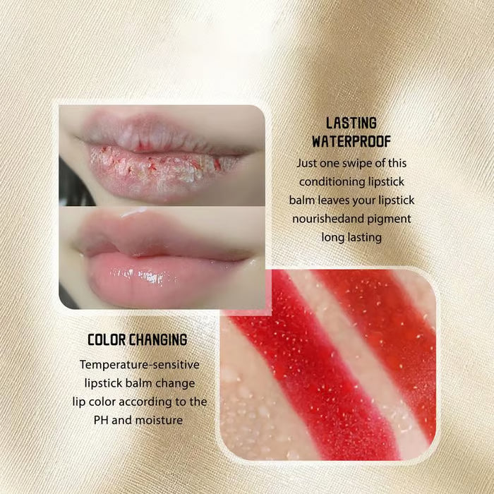 🔥50% Off✨Transferproof Color-Changing Lipstick💄CrystalClear Color Alchemy 💋 Auto-Tints on Contact!
