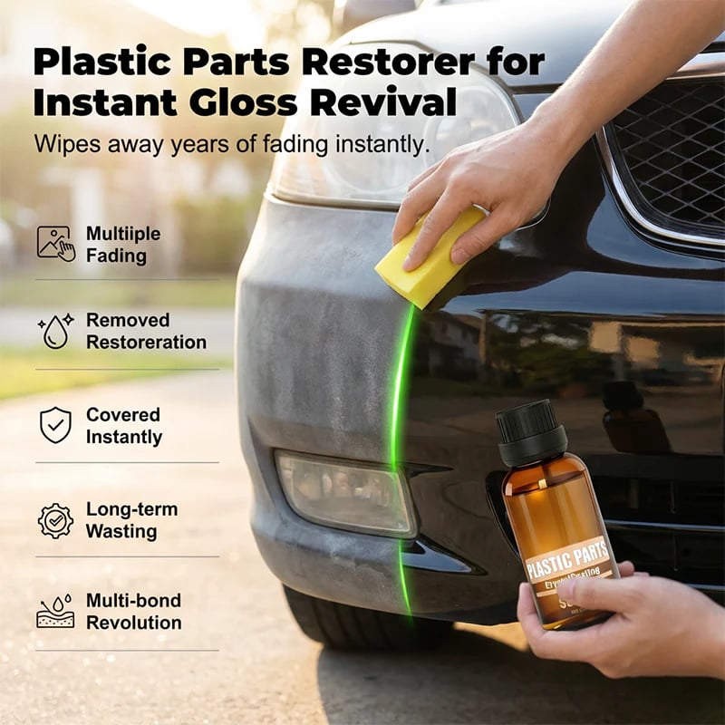 🛻Buy 2Get 1 Free🔥2026 Car Plastic Crystal Coating Restorer