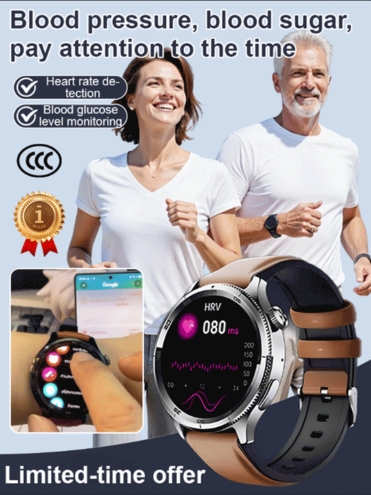 【🔥50% Off】❤️ Flagship Smartwatch for Health Protection, 24/7 Health Data Center🥰
