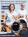 ❤️Smart Fitness Watch with Bluetooth Calling & Daily Activity Tracking