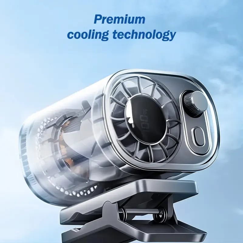 70% Off❄️🔥Car Clip On Fan with LED Display