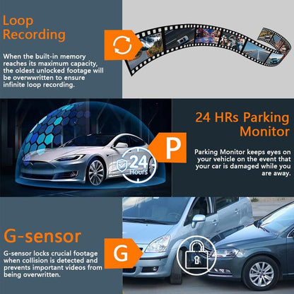 🎁🎁LETZTER TAG 49% RABATT🔥Vollansicht-Auto-Dashcam-System