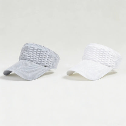 2-Pack Women's High Ponytail Sun Visor Hats