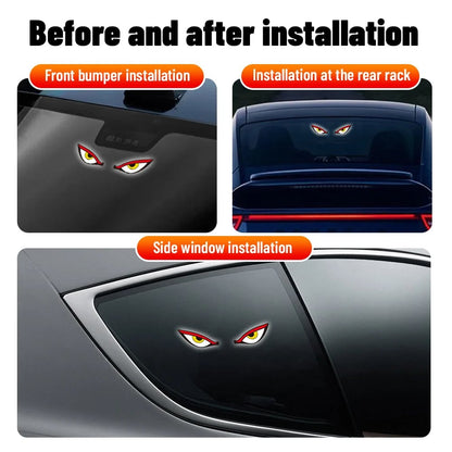 🔥Last Day - Solar Demon Eye LED Car Window Light
