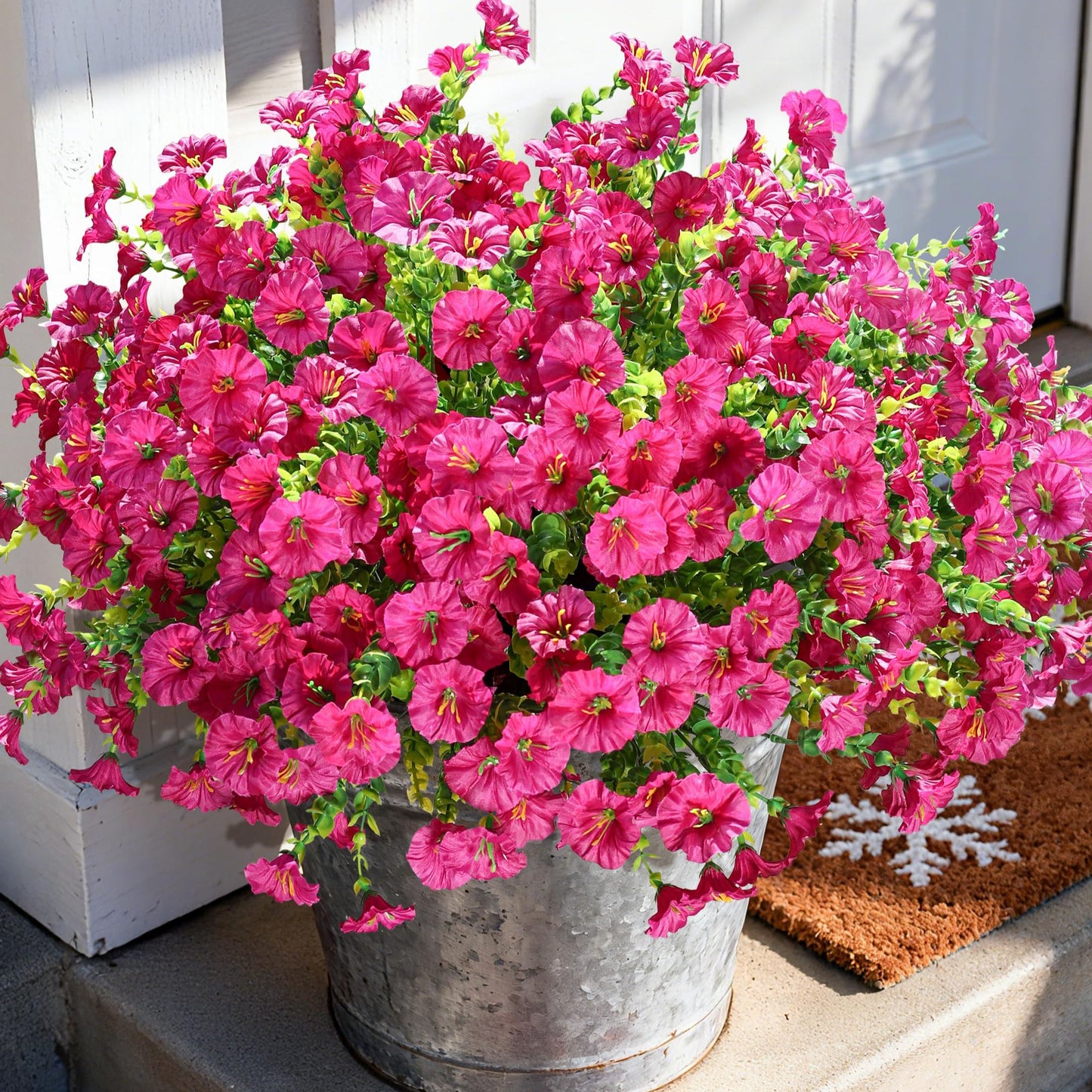 🔥Last Day 60% OFF😍Sunscreen and Rainproof Artificial Petunias Flowers🌺