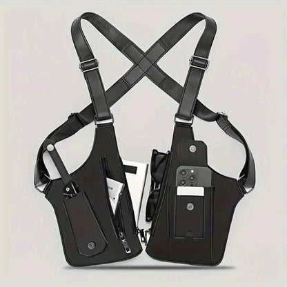 🔥Last Day 48% OFF-Premium Leather Adjustable Underarm Shoulder Bag for Men