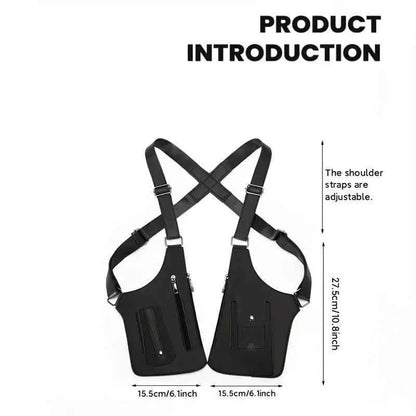 🔥Last Day 48% OFF-Premium Leather Adjustable Underarm Shoulder Bag for Men