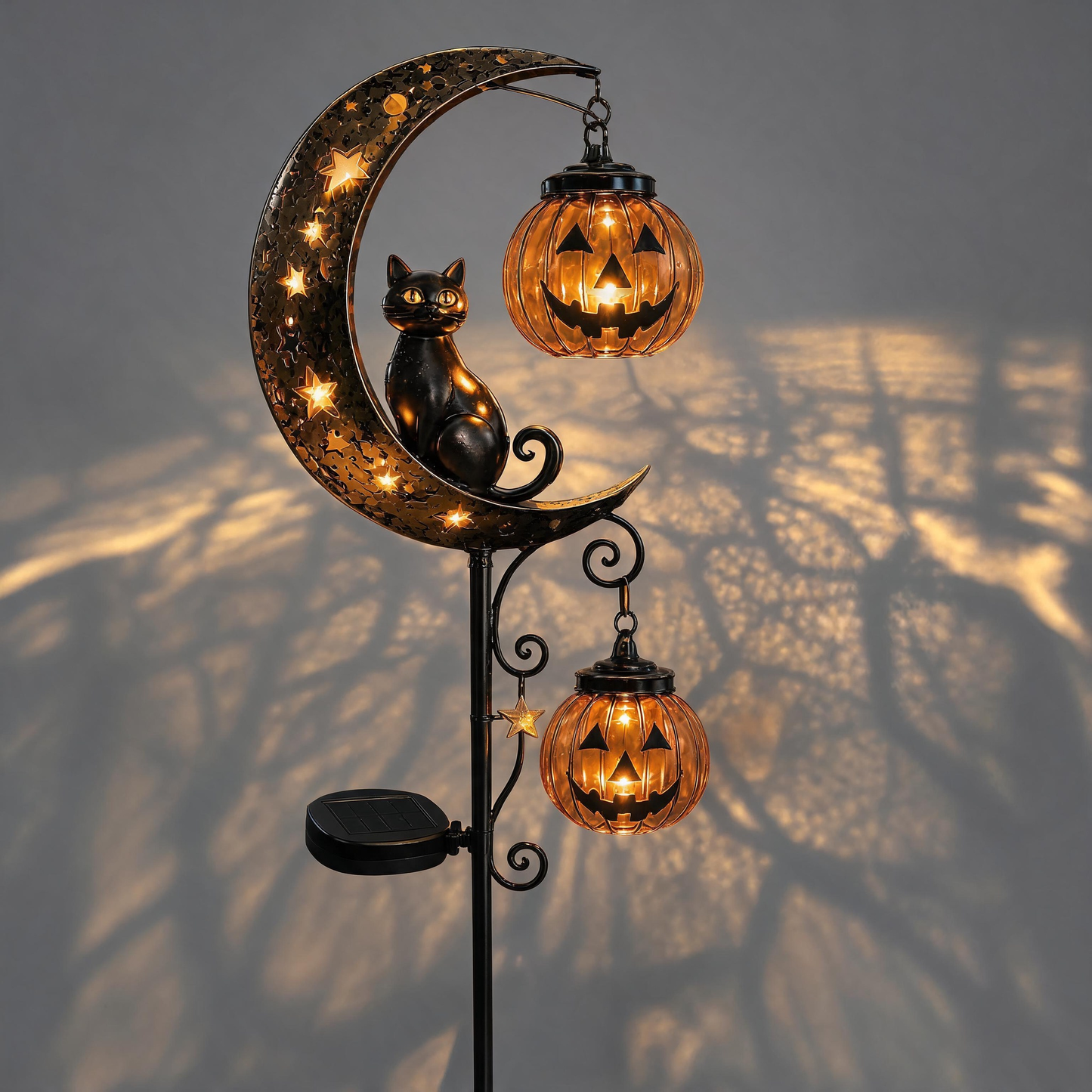 🔥50% OFF TODAY🔥 Solar Halloween Garden Stake Light 🎃👻 Spooky Outdoor Yard Decor for Garden, Porch & Pathway