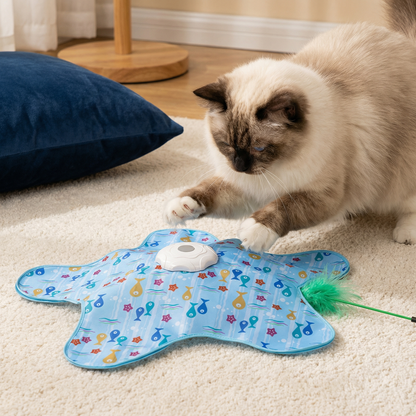Automatic Teaser Toy for Active House Cats