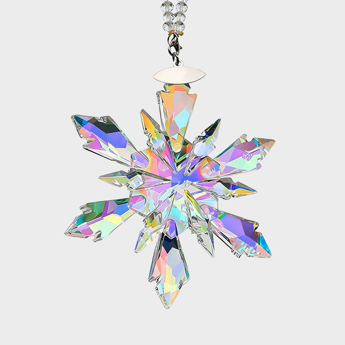 Cwkbzc🎉Crystal Snowflake Suncatcher Christmas Ornament