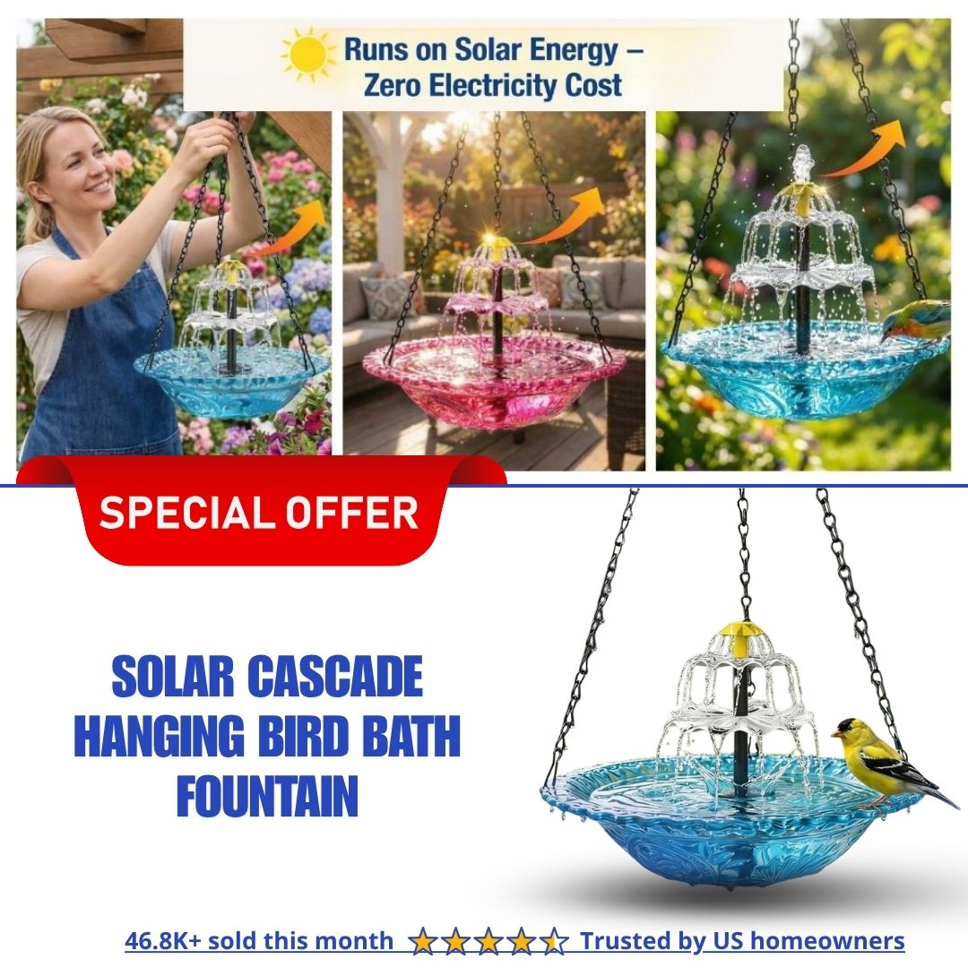 🎁50% OFF Summer Discount  |  ☀️Solar Bird Bath Fountain⛲️