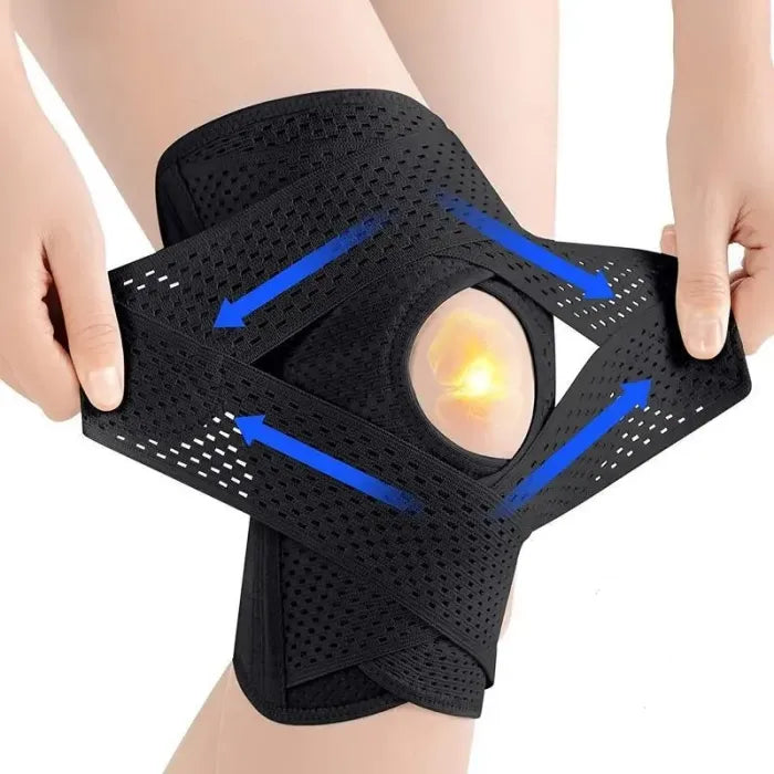 🌟 Knee Brace: 4-Spring Maximum Stability Support