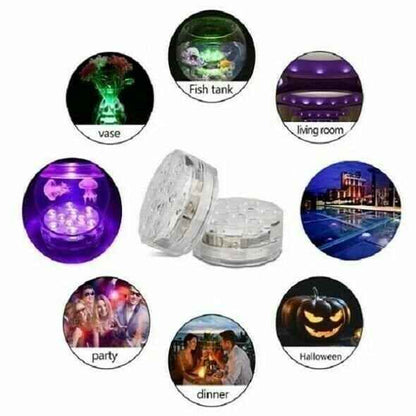 🌈 Waterproof Pool LED Lights | Remote Control Underwater Lamps